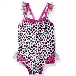 Wippette Girls' Baby Inf Cheetah & Foil 1pc, 12 mo